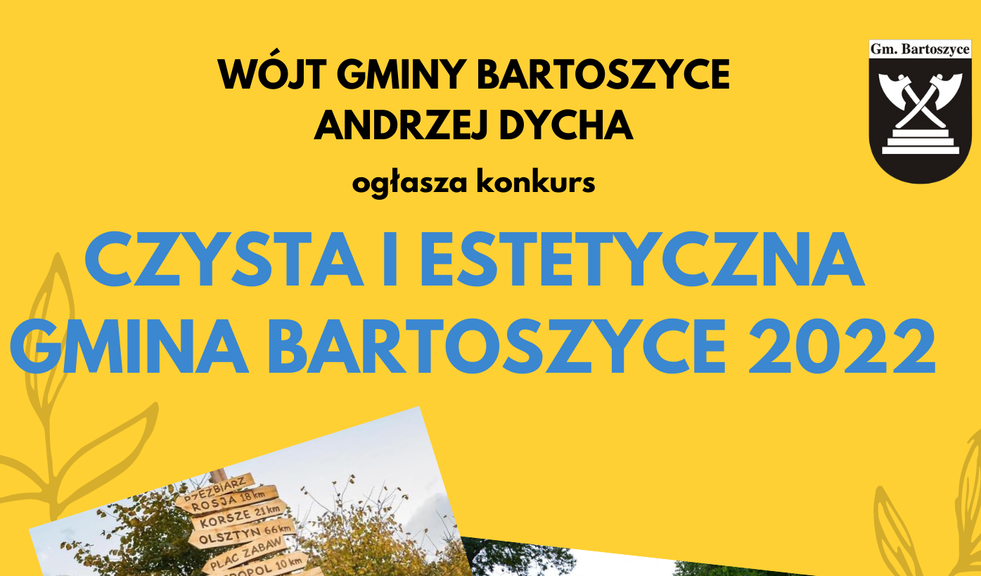 Ilustracja do informacji: Czysta i Estetyczna Gmina Bartoszyce 2022