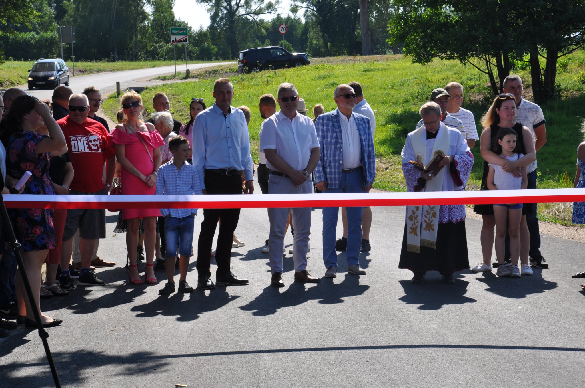 Ilustracja do informacji: Otwarcie drogi w Wipławkach